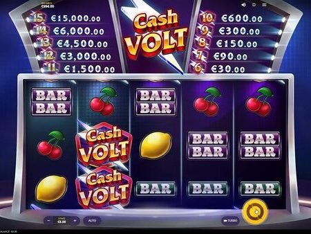 Cash Volt Demo – Slot game cho tiền thưởng gấp 2500 tiền cược
